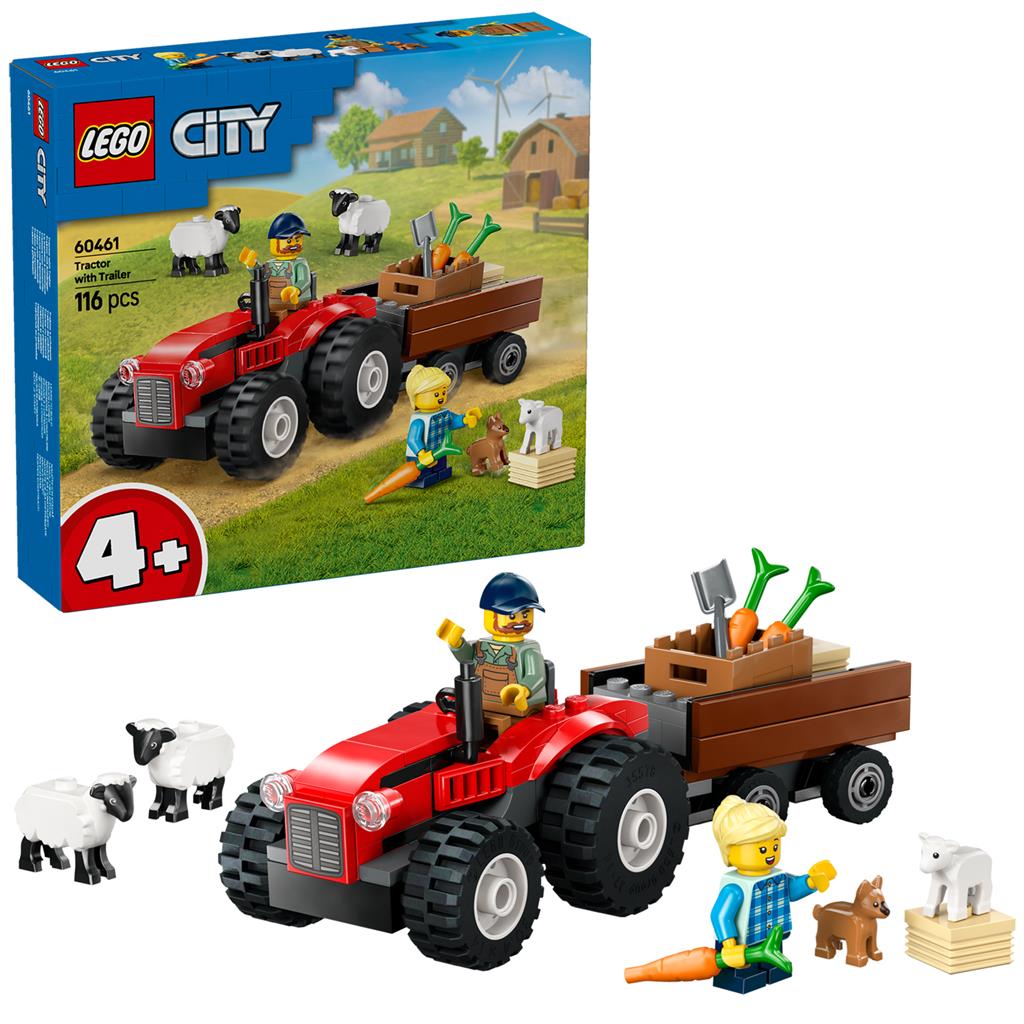 Lego 60461 City Great Vehicles Tracteur + Remorque
