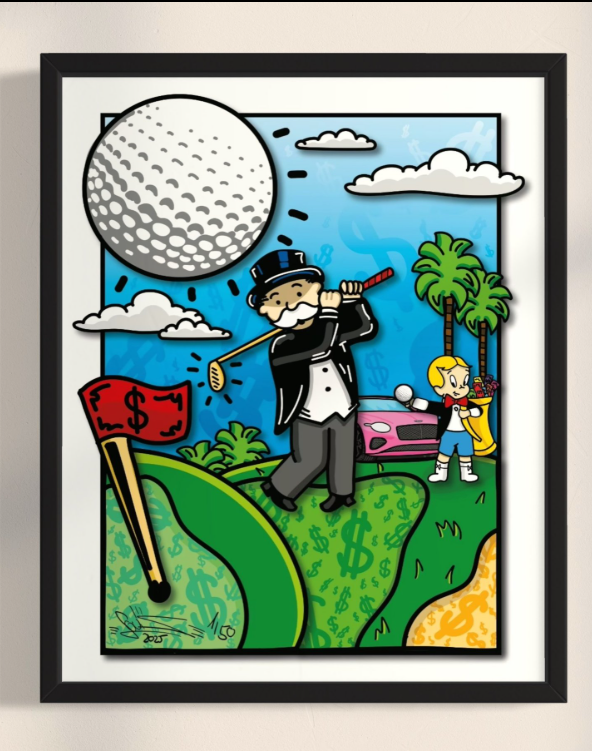 Lets Golf (Mini) (3D-Artwork)--Louis Michel Krüger