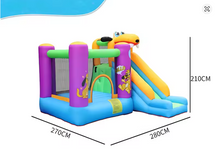 Afbeelding in Gallery-weergave laden, Opblaasbaar speelgoed Springkasteel Springkasteel Buiten Springbed Kinderspeeltuin Amusement Apparatuur Glijbaan Binnen Speelhuisje
